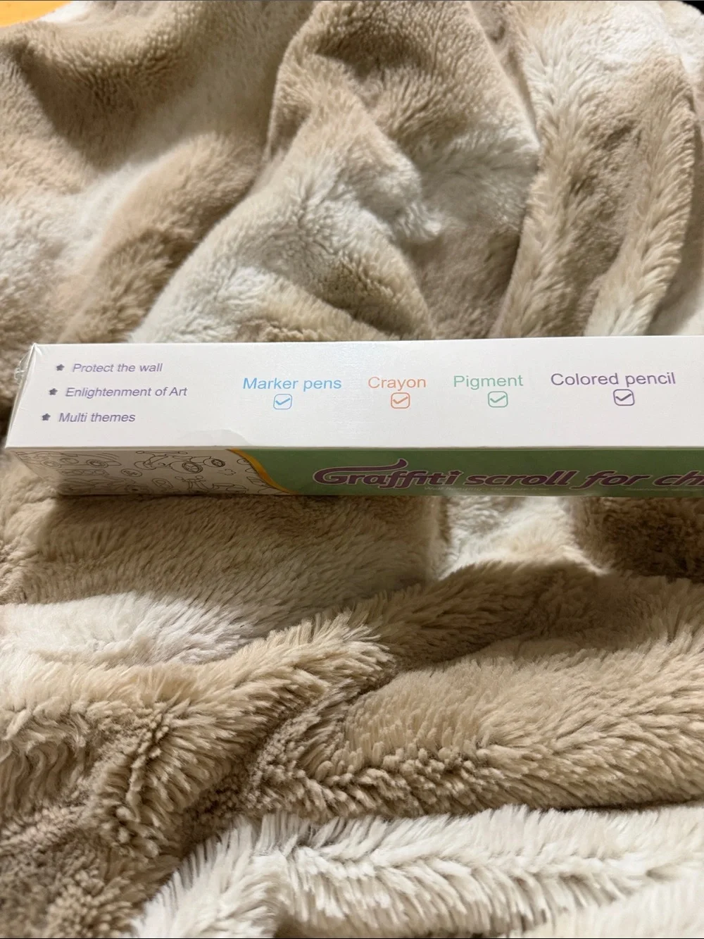Graffiti Scroll for Children - 3M Vehicle Design - Pastel Green